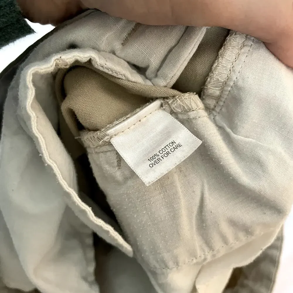 Le Tigre tan cargo shorts men's size 32 cotton pants summer pockets casual